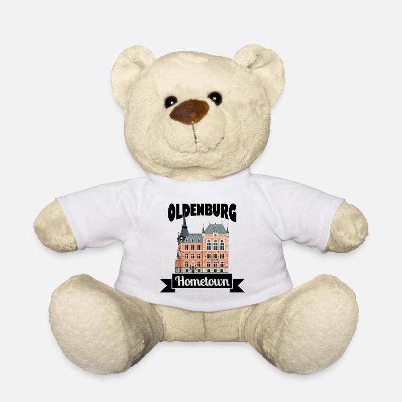 Heimatstadt Oldenburg - Teddy - Weiß