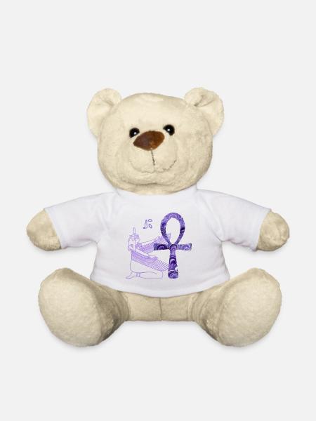 anch e 76 mit göttin isis - Teddy - Weiß