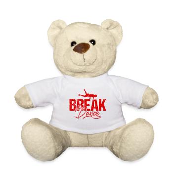 Breakdance Breakdancing - Teddy - Weiß - Vorne