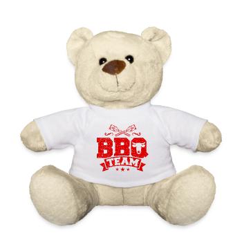 Barbecue barbecue équipe barbecue - Nounours - blanc - Devant