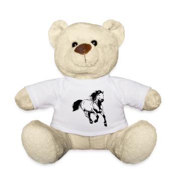 pferd reiten tier - Teddy - Weiß - Vorne