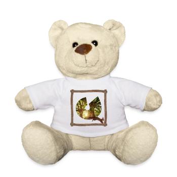 wald mit eichhörnchen u - Teddy - Weiß - Vorne