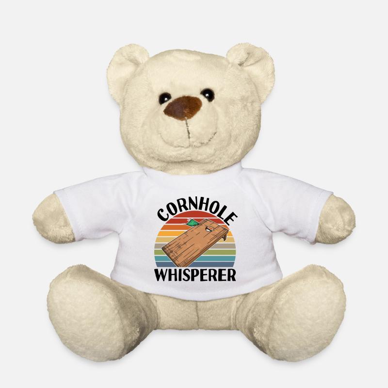 Cornhole Whisperer - Équipe de joueurs de Cornhole - Nounours - blanc