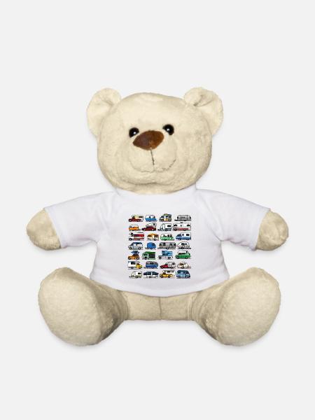 Campingplatz in verschiedenen Stilen - Teddy - Weiß