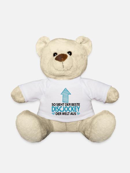 Hochzeits Discjockey DJ Diskjockey Spruch So sieht - Teddy - Weiß