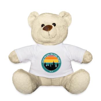 Jesus the way, the truth, the life - Teddy Bear - white - Front
