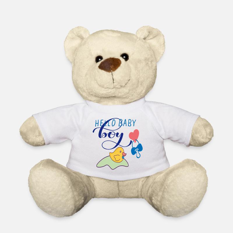 Baby Boy, Junge, Sohn - Teddy - Weiß