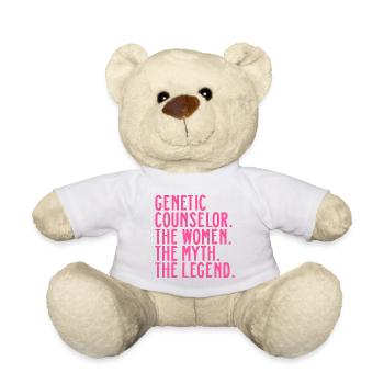 Conseillère en génétique Fille Conseillère en génétique Sprüch - Nounours - blanc - Devant
