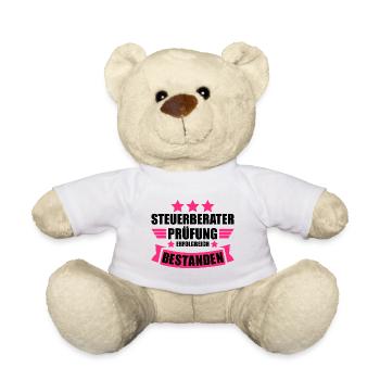 Steuerberaterprüfung Abschluss bestandenen - Teddy - Weiß - Vorne