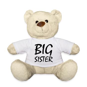 Big sister - Nounours - blanc - Devant