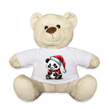 Adorable Panda de Noël - Nounours - blanc - Devant