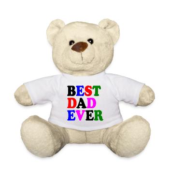 Best dad ever - Nounours - blanc - Devant