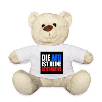 die afd ist keine alternative - Teddy - Weiß - Vorne
