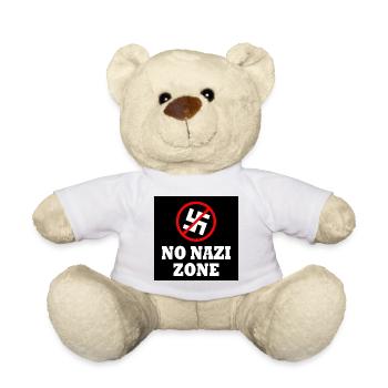 Against the right - no zone - Teddy Bear - white - Front