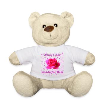 Fête des mères - Nounours - blanc - Devant