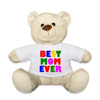 Best mom ever - Nounours - blanc - Devant