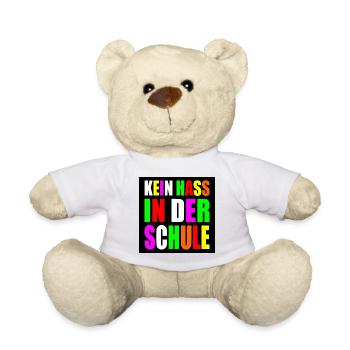 Kein hass in der schule - Teddy - Weiß - Vorne