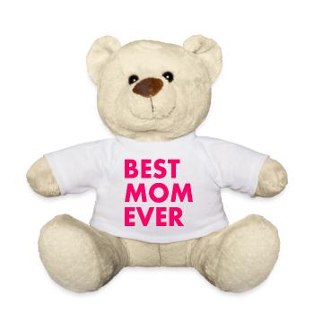 Best mom ever - Nounours - blanc - Devant