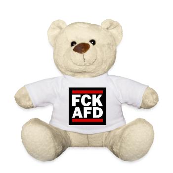 Fck afd - Teddy - Weiß - Vorne