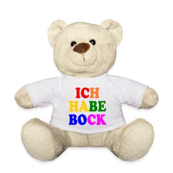 Ich habe bock - Teddy - Weiß - Vorne