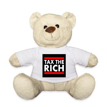 Eat the rich - Teddy - Weiß - Vorne