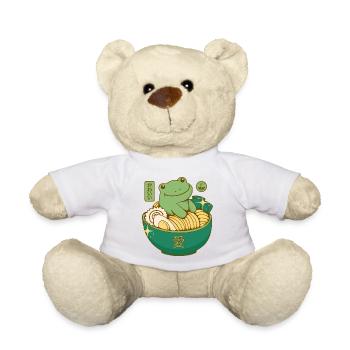 Kawaii Ramen Frosch - Teddy - Weiß - Vorne