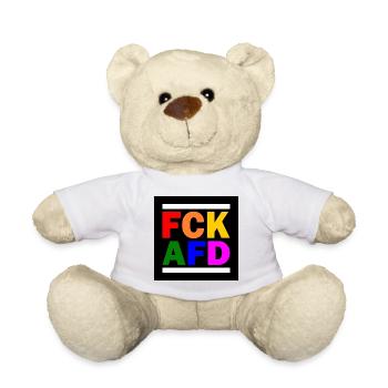 Fck afd - Teddy - Weiß - Vorne