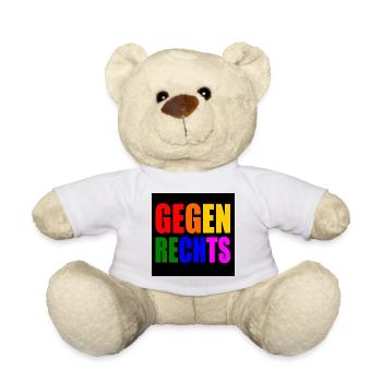Gegen rechts - Teddy - Weiß - Vorne