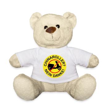Chinaroller? Nein Danke! (3-farbig) - Teddy - Weiß - Vorne