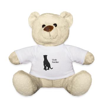 Panthère noire - Nounours - blanc - Devant