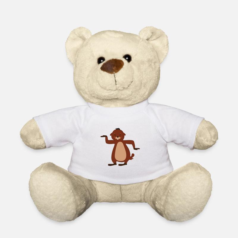 Marmotte marmotte - Nounours - blanc