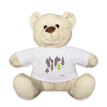 Forest - Wald - Teddy - Weiß - Vorne