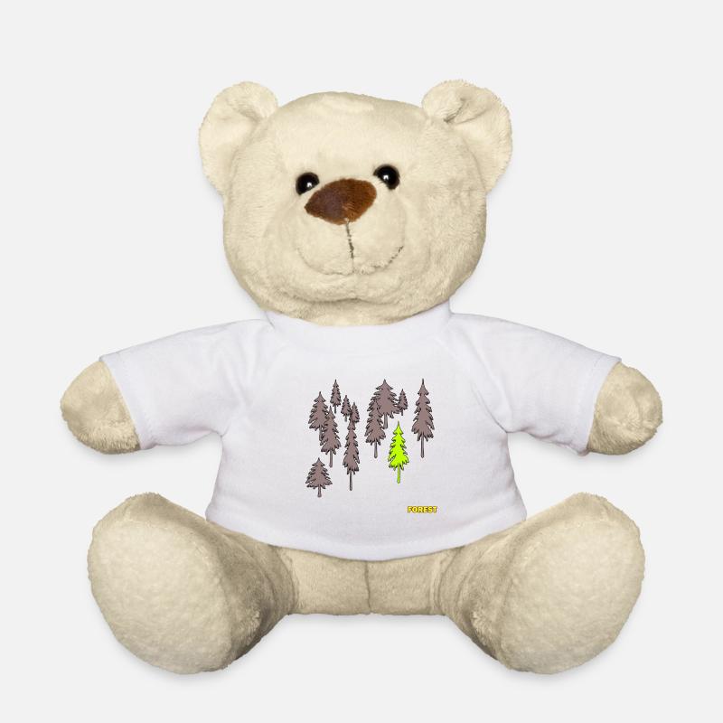 Forêt - forêt - Nounours - blanc