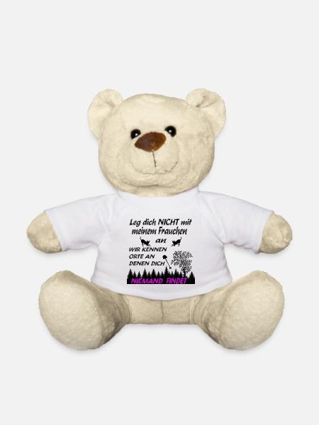 Leg dich nicht mit Frauchen an - Teddy - Weiß
