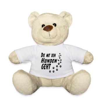 Die mit den Hunden geht - Teddy - Weiß - Vorne