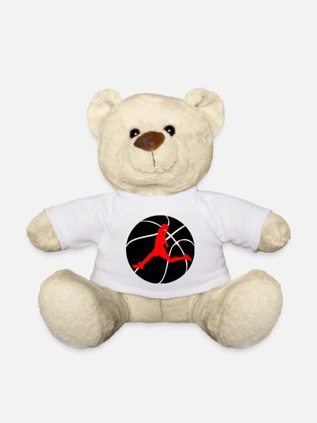 Basketball Basketball Gift Idea - Teddy Bear - white