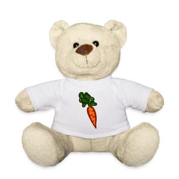 Carotte / Carotte - Nounours - blanc - Devant