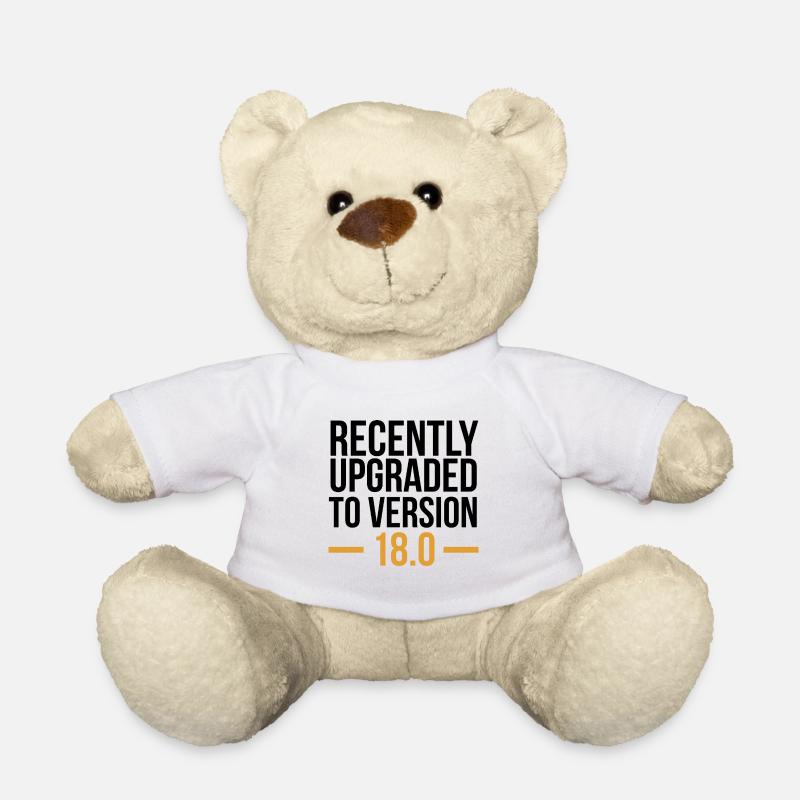 Recently Upgraded to Version 18.0 Gift - Teddy Bear - white