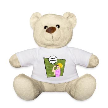 Family Manager Mama Cadeau - Nounours - blanc - Devant
