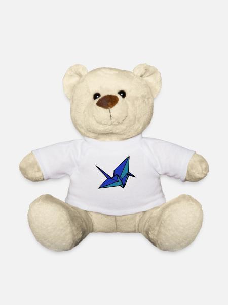 origami - Teddy Bear - white