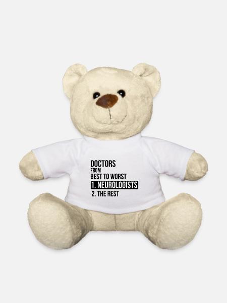 Doctors from best to worst Neurologists Geschenk - Teddy - Weiß