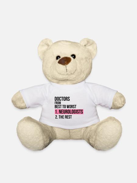 Doctors from best to worst Neurologists Geschenk - Teddy - Weiß