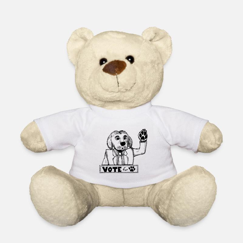 DogVote - Teddy Bear - white