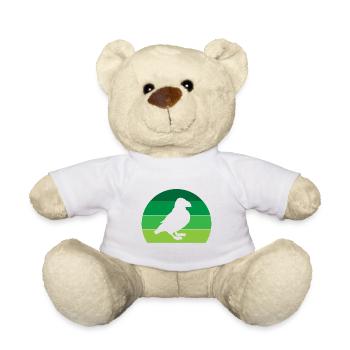 Puffin Puffins Lunde Papageientaucher Vintage - Teddy - Weiß - Vorne