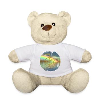 cho ku rei gold vor regenbogen - Teddy - Weiß - Vorne