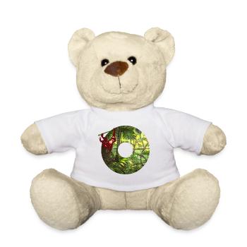 jungle avec affe o - Nounours - blanc - Devant