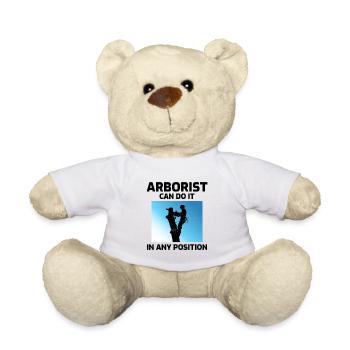 Arborist Tree Surgeon Climber Arboriculture Drôle - Nounours - blanc - Devant