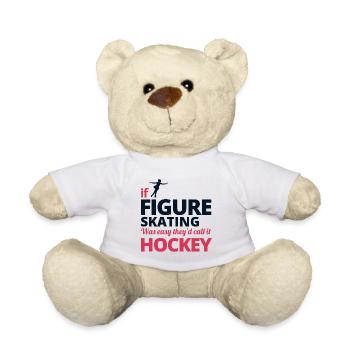 Eiskunstlauf Eiskunstlauf Schlittschuh Schlittschuh Tanz Wintersport - Teddy - Weiß - Vorne