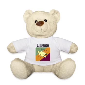 Rodelrodeln Schlittenrennen Extrem-Wintersport - Teddy - Weiß - Vorne