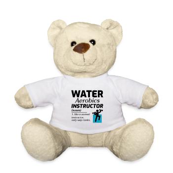 Water Aerobics Instructor Aquatic fitness Trainer - Teddy Bear - white - Front